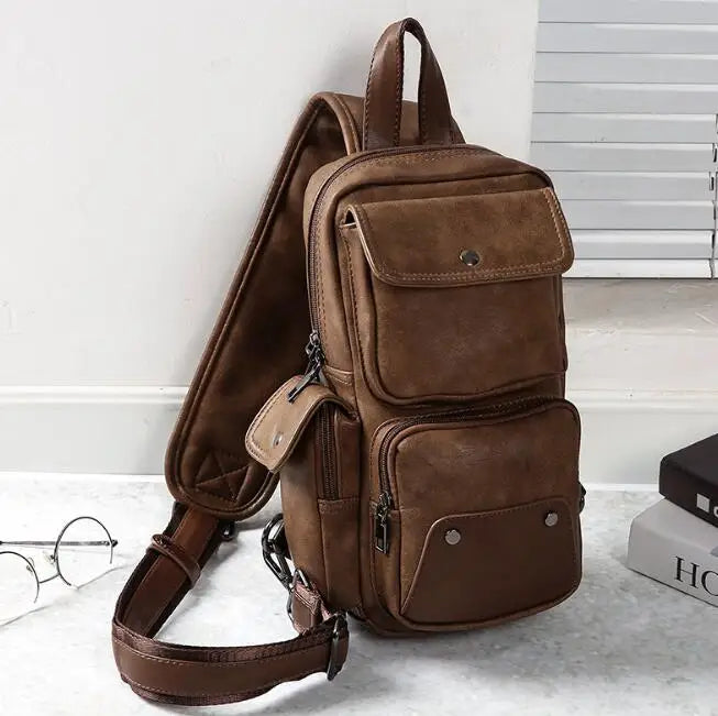 Men's Small Chest Bag Casual Outdoor Shoulder Bag