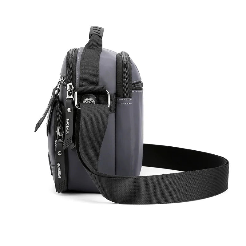 Waterproof Men's Shoulder Bag, Multi-functional Messenger Bag