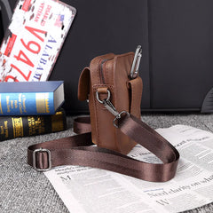 Men's Leather Shoulder Bag Mini Bag