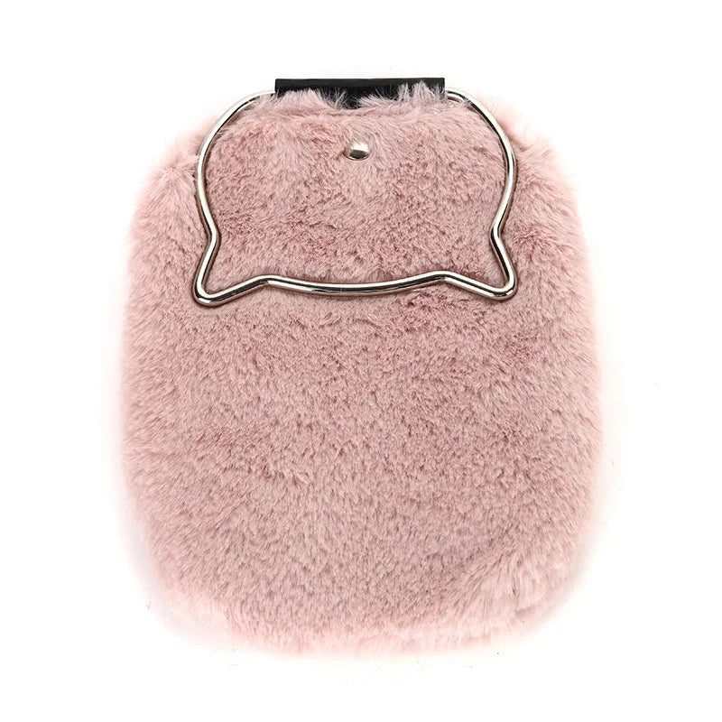 Cat Shaped Plush Handbag for Women