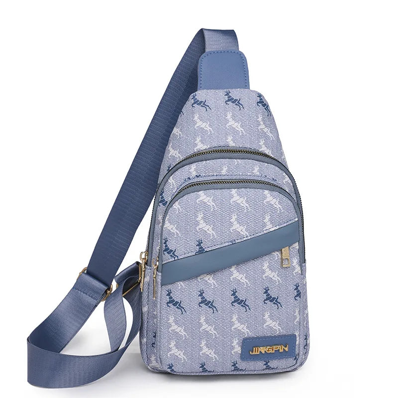 Women's Shoulder Bag Business Chest Bag Functional Backpack