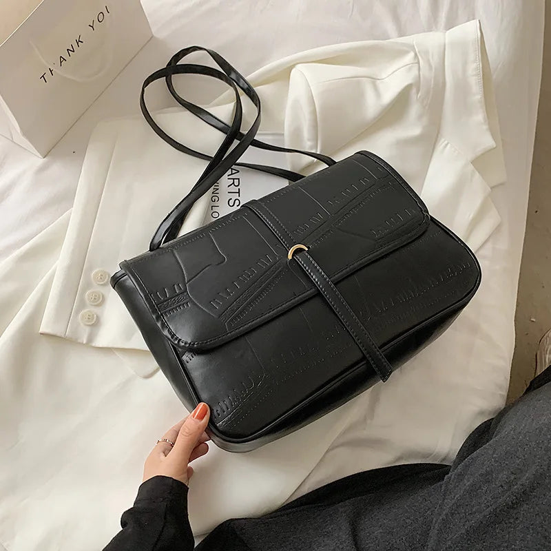 Soft Leather Urban Shoulder Bag for Women Handbag