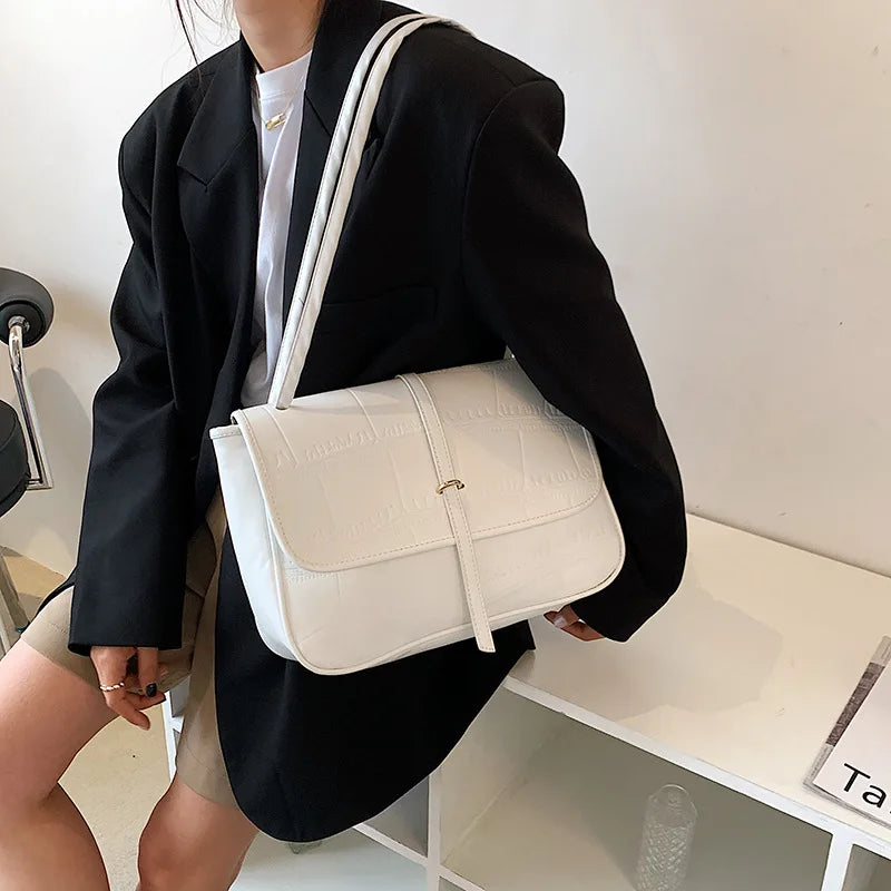 Soft Leather Urban Shoulder Bag for Women Handbag