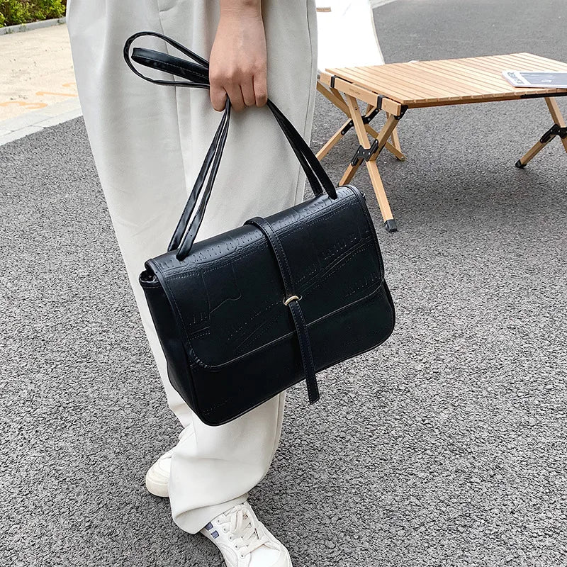 Soft Leather Urban Shoulder Bag for Women Handbag