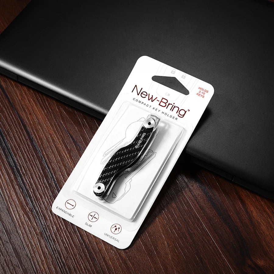 Carbon Fiber Key Organizer Smart Key Wallets Ring