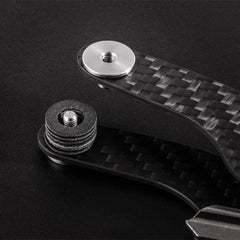 Carbon Fiber Key Organizer Smart Key Wallets Ring