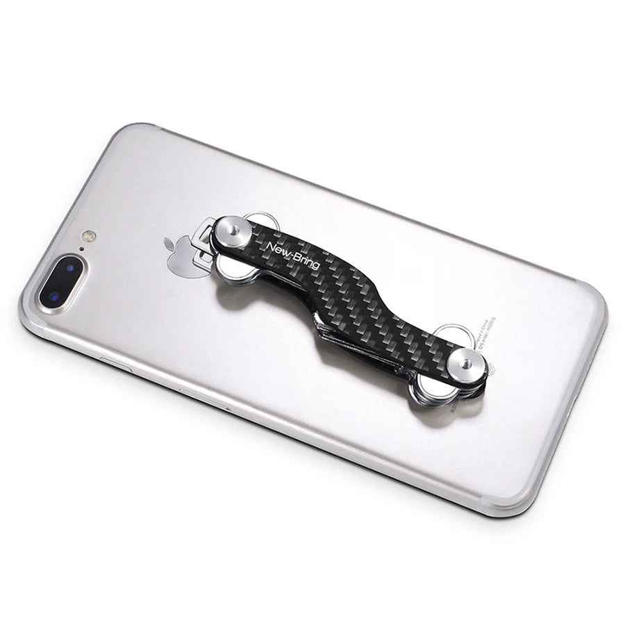 Carbon Fiber Key Organizer Smart Key Wallets Ring