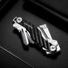 Carbon Fiber Key Organizer Smart Key Wallets Ring