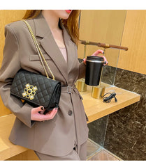 Solid Shoulder Crossbody Bag for Women Handbag Inclined Shoulder Bag