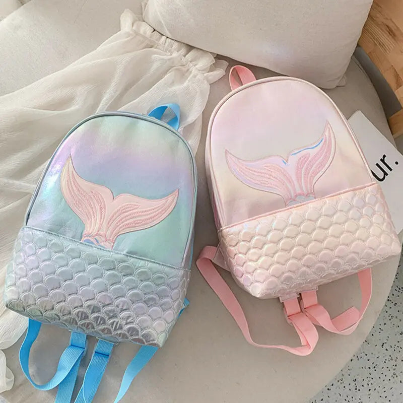Girls Dream Fish Tail Backpack School Bag