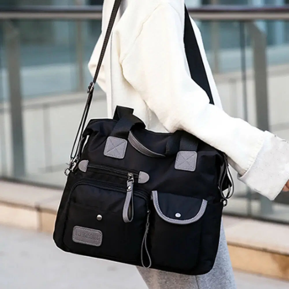 Hot Women Large Capacity Nylon Shoulder Waterproof Crossbody Bags Tote
