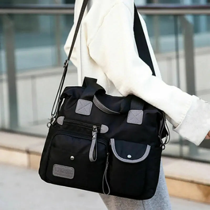 Hot Women Large Capacity Nylon Shoulder Waterproof Crossbody Bags Tote