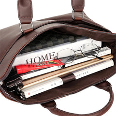 Men's Shoulder Bag Briefcase Old Business Bag