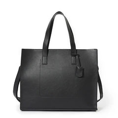Men's PU Leather Tote Shoulder Bag Handbag Briefcase Business Bag