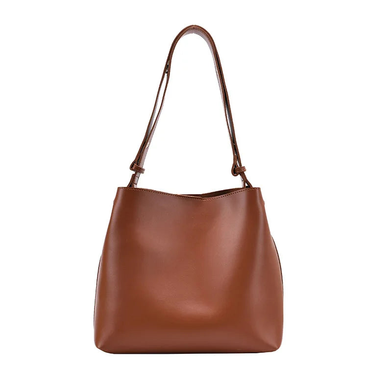 Newhotstacy Large Capacity Single Shoulder Bucket Bag