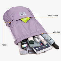 Drawstring Backpack Lightweight Oxford Cloth Shoulders Bag