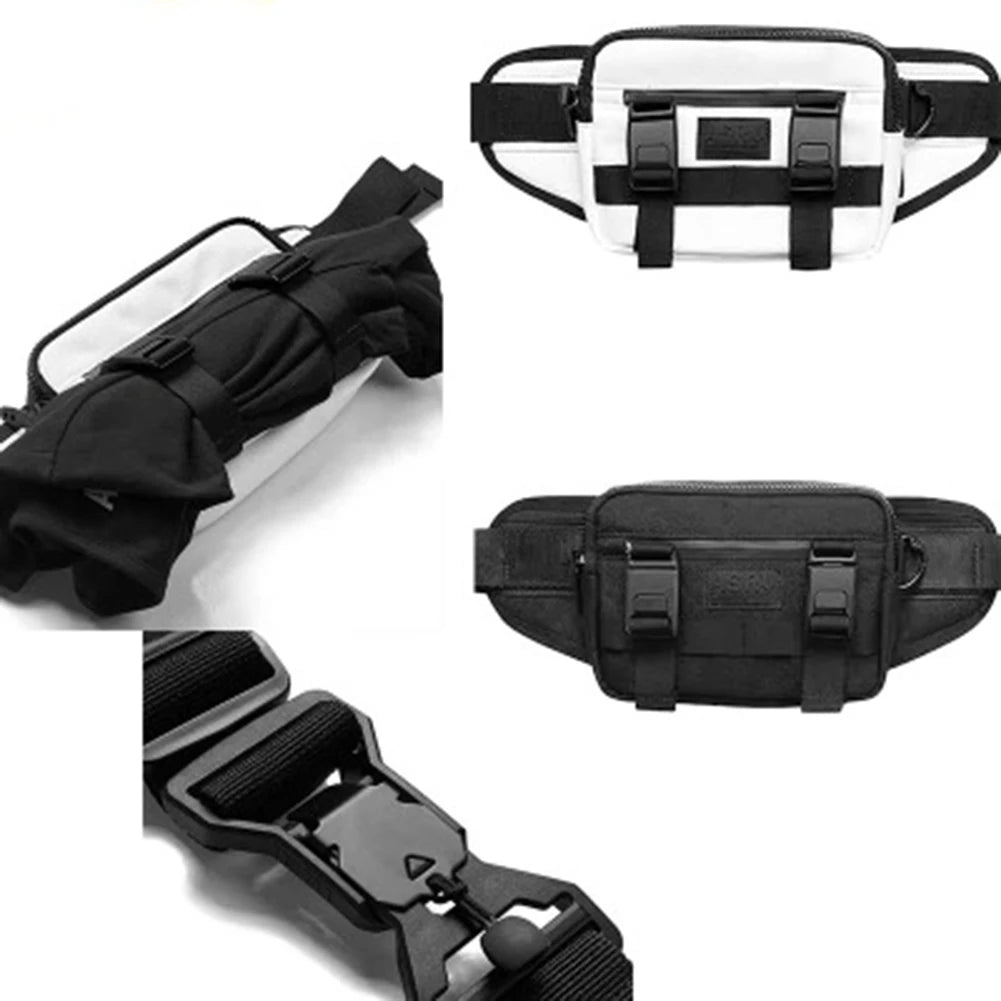 Oxford Cloth Chest Rig Bag Hip Hop Multi-functional Harness Chest Waist Pack