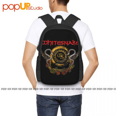 Newsnake David Coverdale Punk Rock Backpack Large Capacity