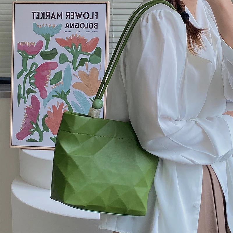 Niche Spring Messenger Bag Bucket Tote Bag