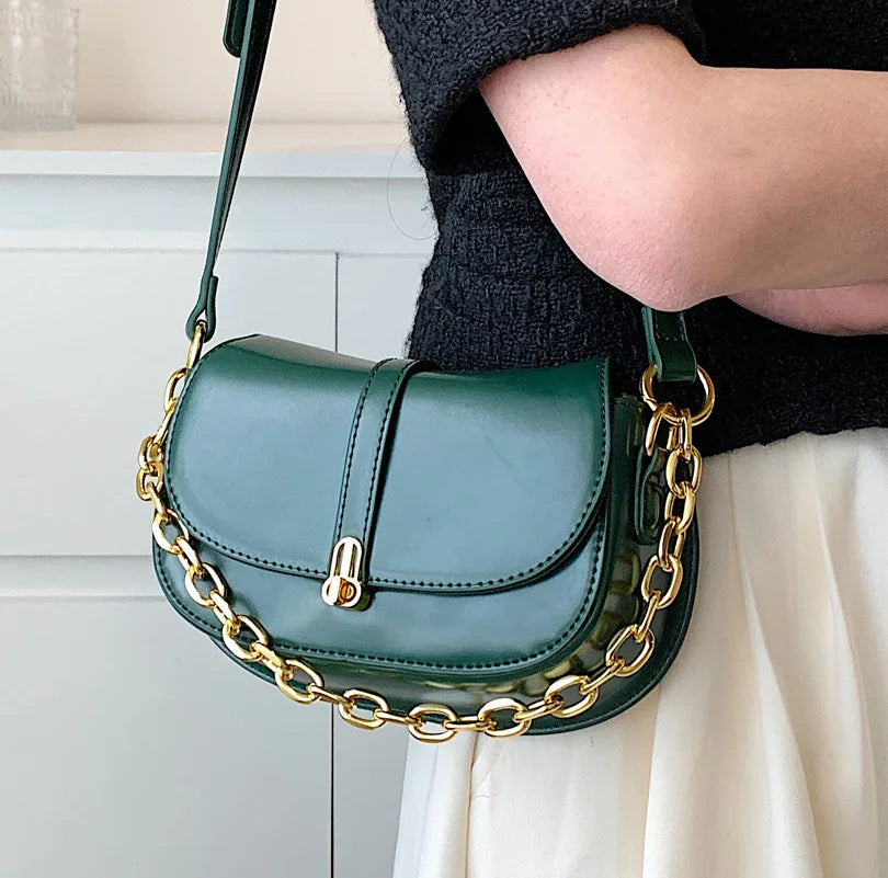 Women's Fashion Chain Messenger Bag
