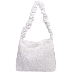 Niche Texture Ins Fire Fold Armpit Bucket Bag Women's Casual Versatile Handbags