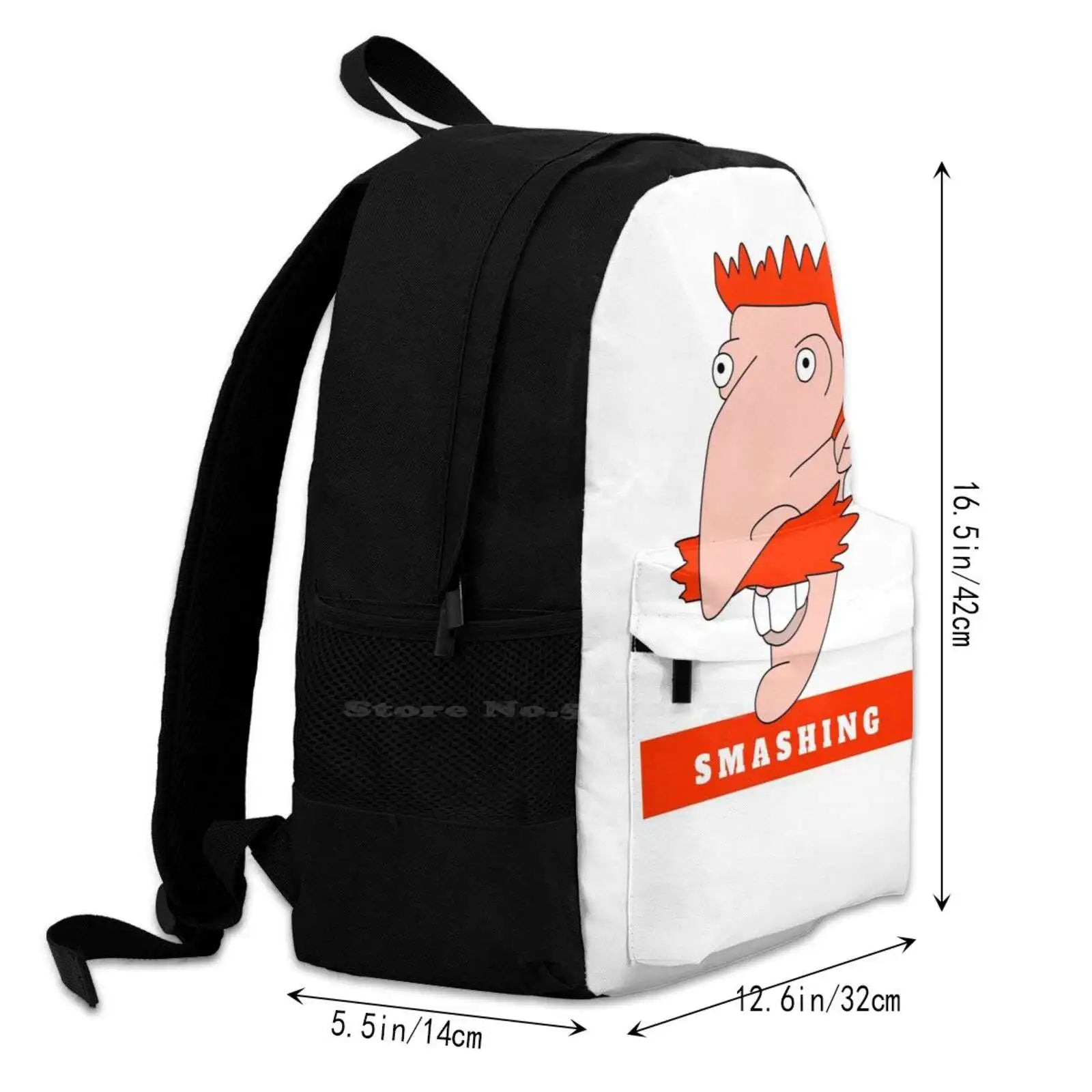 Nigel Thornberry Smashing Backpack Student School Laptop Travel Bag