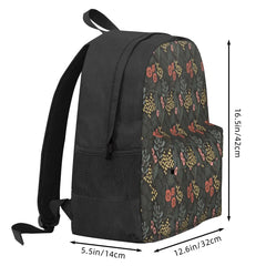 Night Garden 2 Backpacks Men Women Schoolbag Travel Backpack