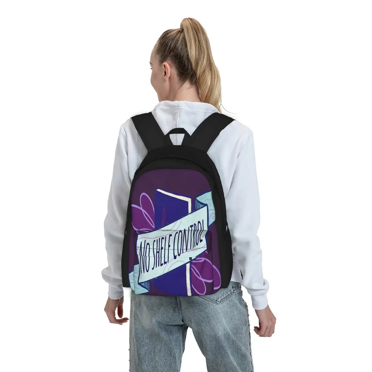 School Backpacks for Men and Women, No Shelf Control Bag