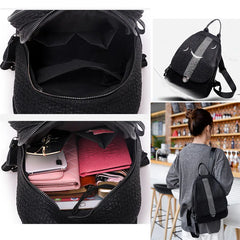 Women Lady School Leather Girls Backpack Travel Handbag Shoulder Bag