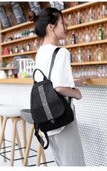 Women Lady School Leather Girls Backpack Travel Handbag Shoulder Bag