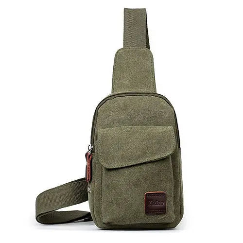 Men Women Shoulder Bag Sling Chest Bag Pack Outdoor Travel Sport USB Charging