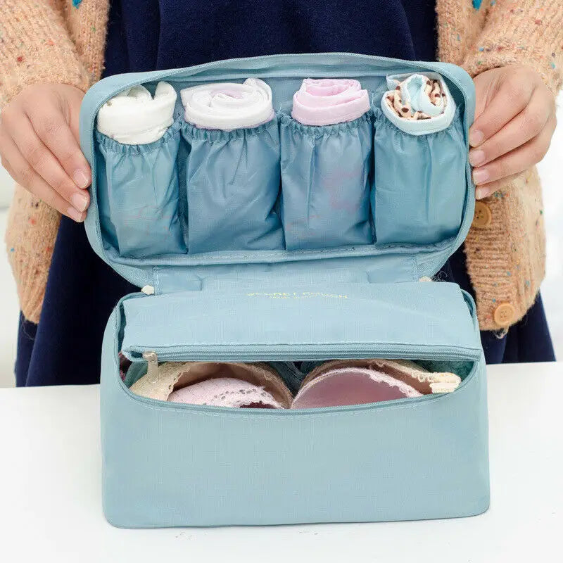 Portable Lady Bra Underwear Socks Cosmetic Storage Bag