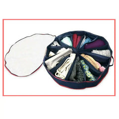 Underbed Shoes Organizer Round Fits 12 Pairs Boots for Storage Holder