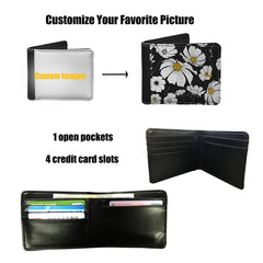 Men Wallet PU Leather Small Purses Credit Card Holder Mini Money Bag