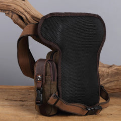 Casual Nylon Drop Leg Bag Men Motorcycle Thigh Bag
