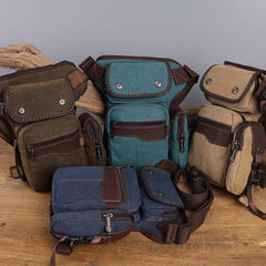 Casual Nylon Drop Leg Bag Men Motorcycle Thigh Bag