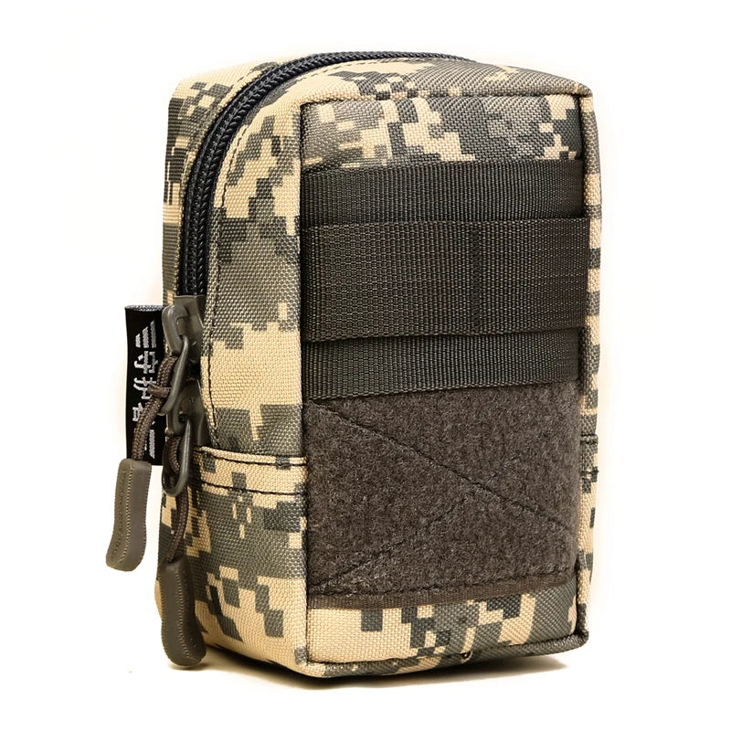 Men Durable Nylon Waist Pack Mini Hip Pouch Military Molle Cell Phone Bag