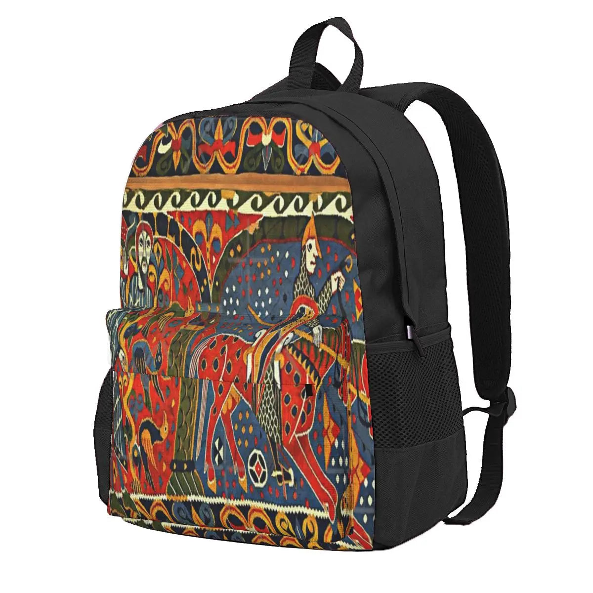 Norwegian Baldishol Tapestry Medieval Backpack