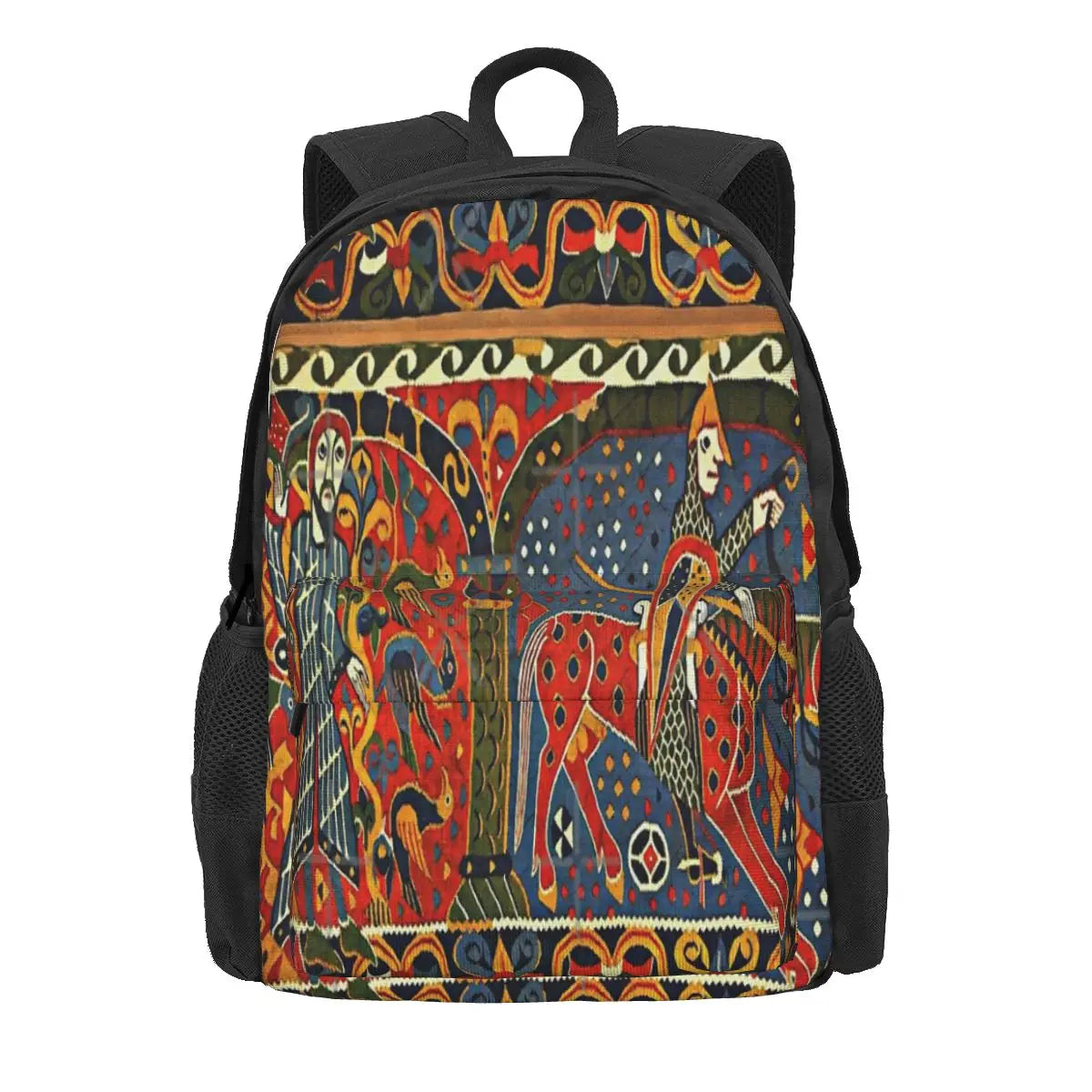 Norwegian Baldishol Tapestry Medieval Backpack