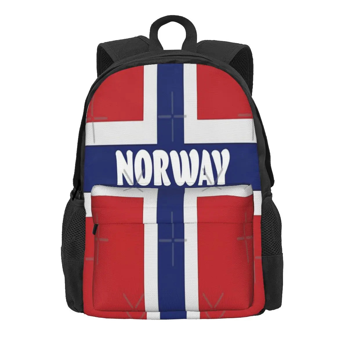 Norwegian Flag Norway Backpacks Men's Bag Women Schoolbag