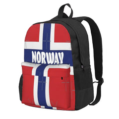 Norwegian Flag Norway Backpacks Men's Bag Women Schoolbag