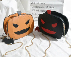 Women Ladies Pumpkin Bag Halloween Cross Body Bag PU Bags