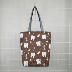 Nurse Print Handbags Eco Reusable Shopping Bag Daily Casual Tote Cartoon Women S