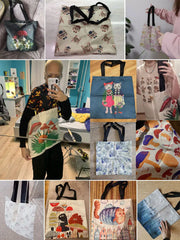 Nurse Wing Printed Handbags Dentist Tote Female Casual Shoulder Bag