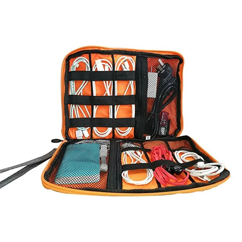 Waterproof Travel Bag Electronics Organizer for iPad, Gadget Carry Bag