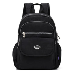 Waterproof Nylon Backpack Women Travel School Shoulder Bags