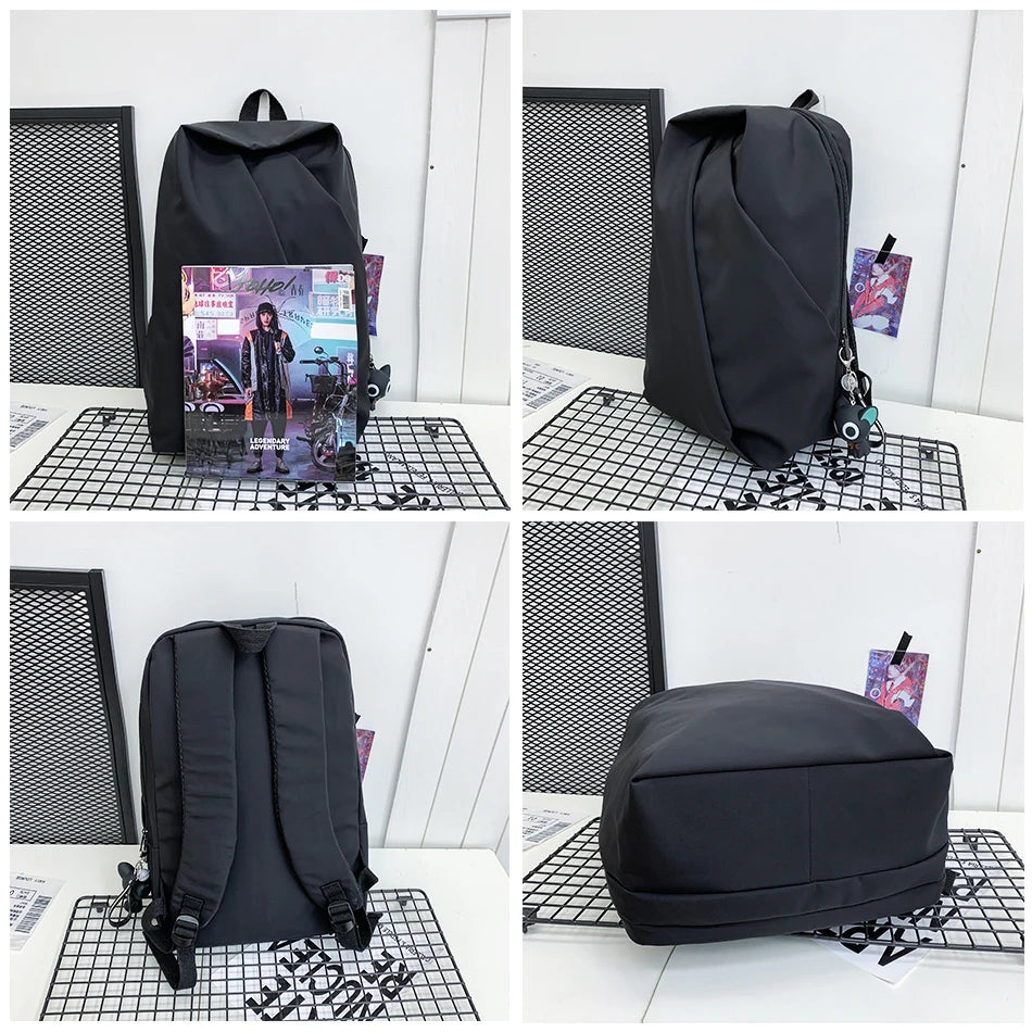 Waterproof Nylon Backpack for Teenager Lightweight Laptop Bag