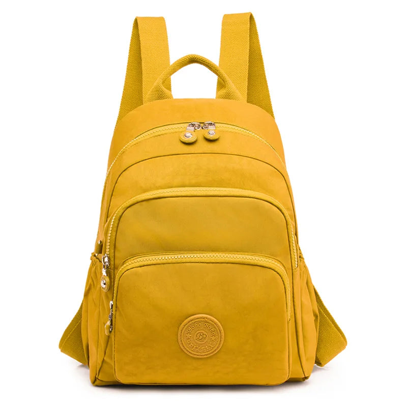 Nylon Backpack for Women Laptop Computer Large Capacity Book Bag