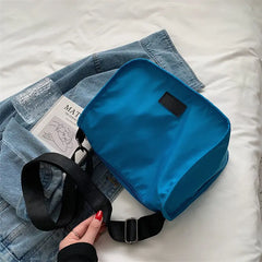 Nylon Shoulder Bag Casual Zipper All-match Handbag Purse