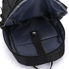 Waterproof Nylon Laptop Backpack for Women 15.6 Inch Grey